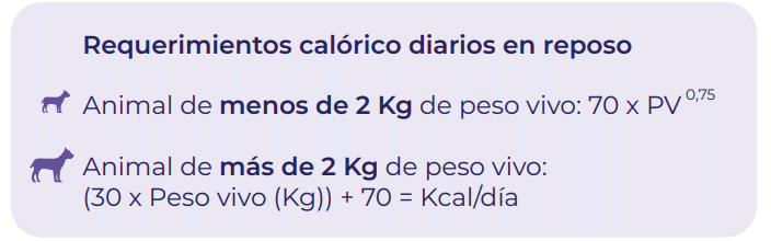 fórmula alternativa para pacientes que pesan más de 2 kg y menos de 30 kg