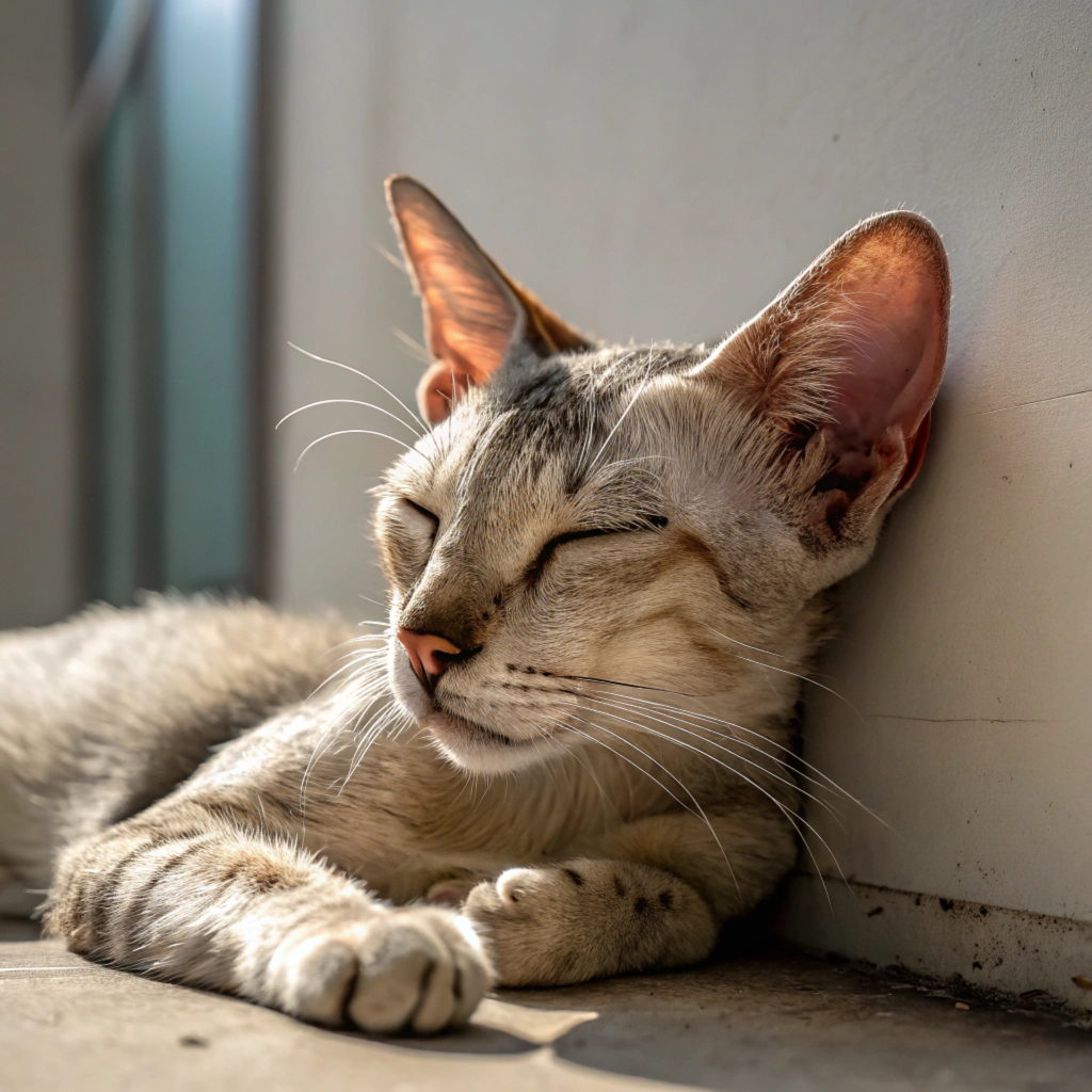 perdida de masa muscular gato