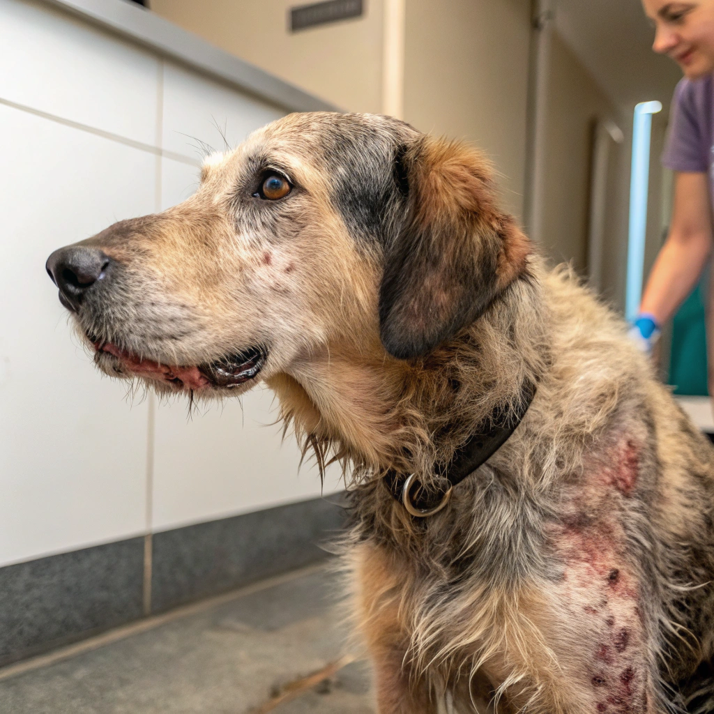 Úlceras en la piel de perros: diagnóstico, causas y tratamiento clínico eficaz