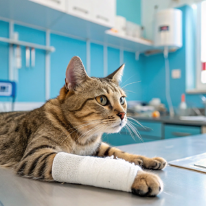 fracturas en gatos