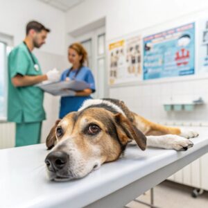 Cómo actuar ante un colapso laríngeo en perros