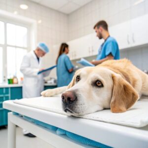 Tratamiento inicial del megaesófago en perros