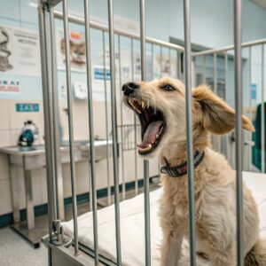 Cómo reducir el estrés en perros hospitalizados